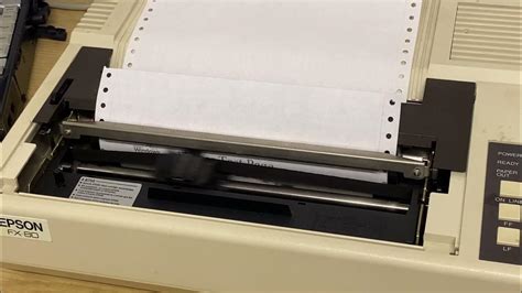 epson dot matrix printers vintage.